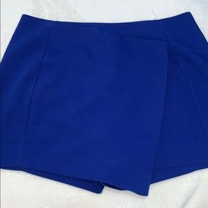Dressy blue skort